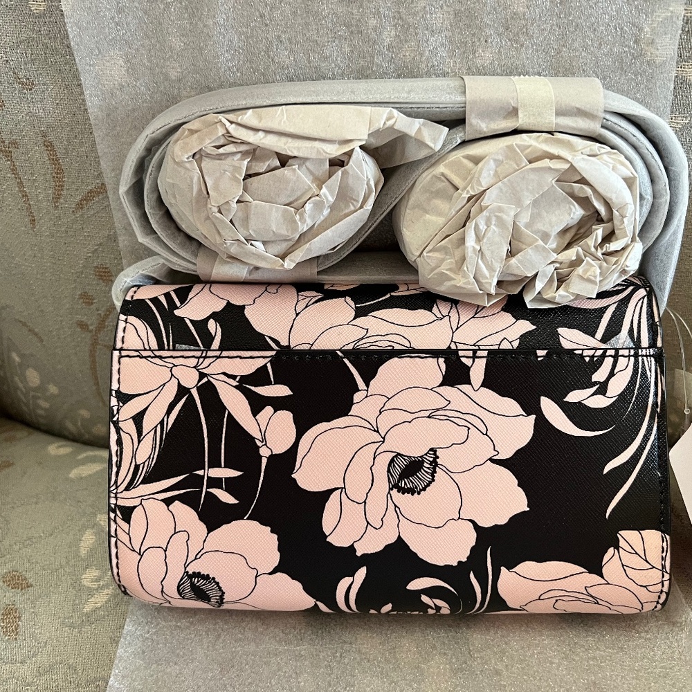 Kate Spade Laurel Way Addison Bag/Gardenia Black Multi